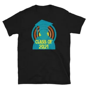 Student Class of 2021 Retro Style Novelty T-Shirt