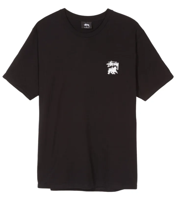 Stussy Lion Shield T-Shirt Black
