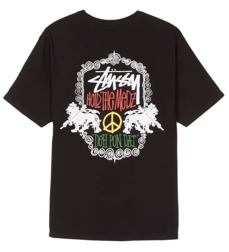 Stussy Lion Shield T-Shirt Black