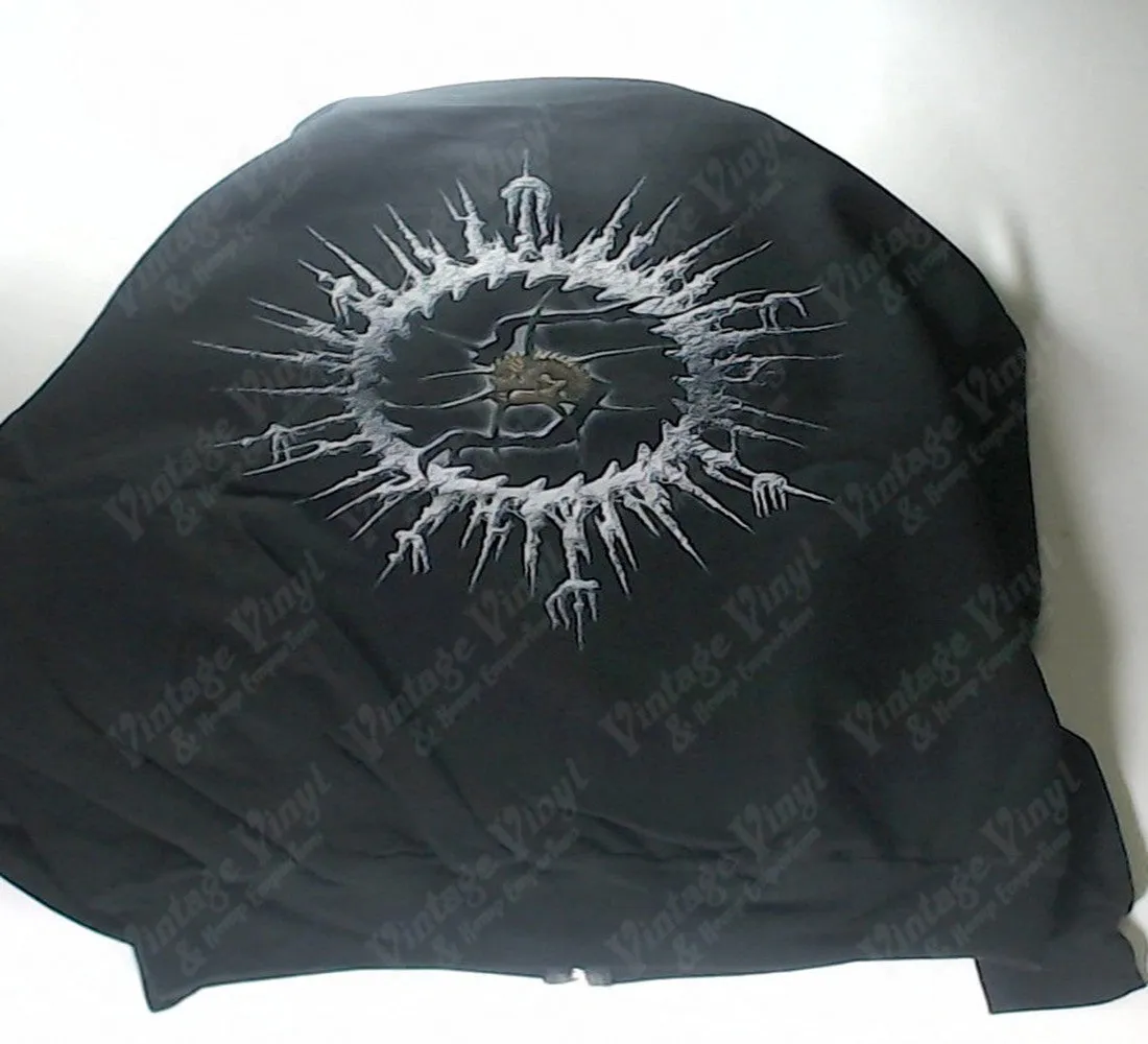 Suffocation - Humans On Stakes Circle Logo Zip-Up Hoodie