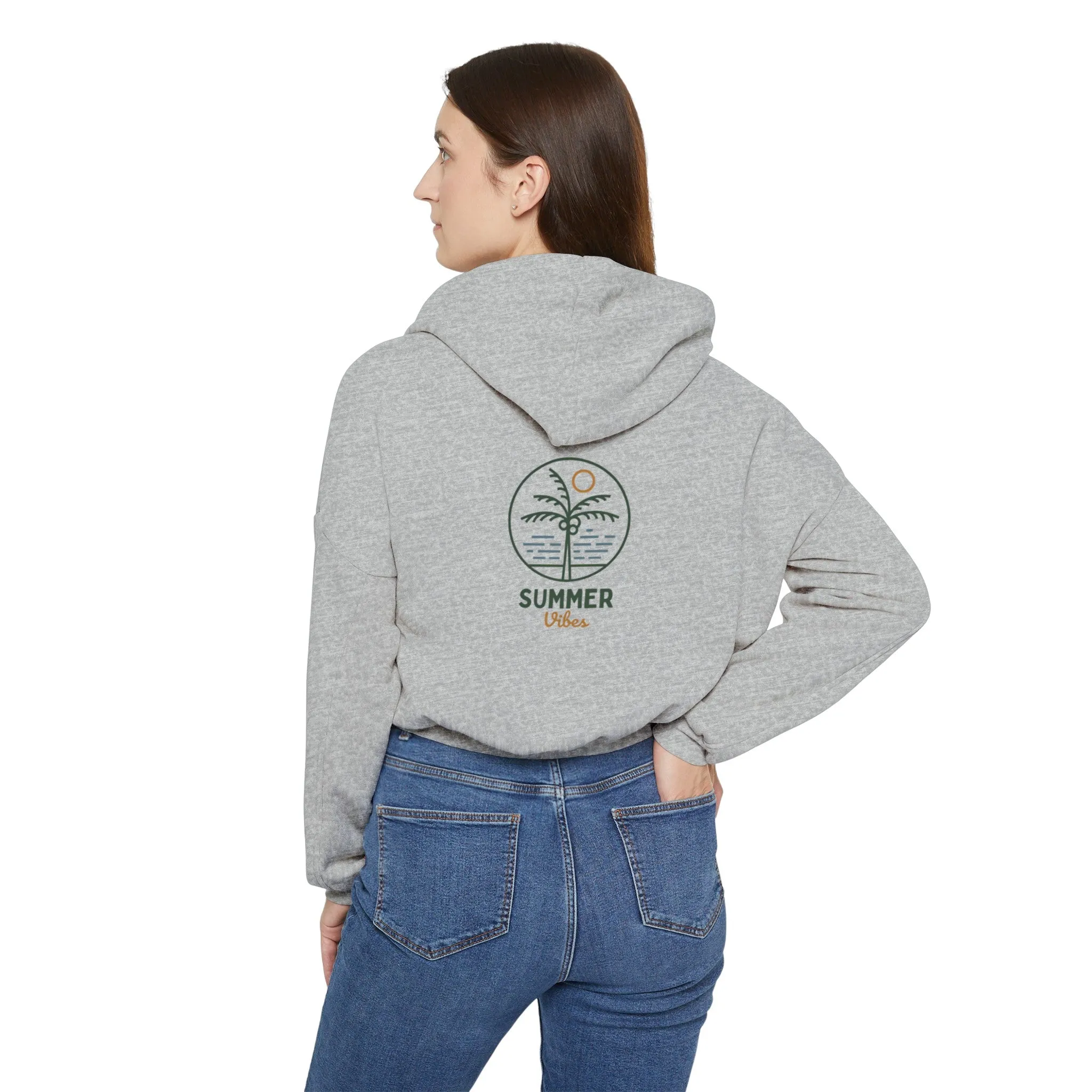 Summer Vibes Cinched Hoodie