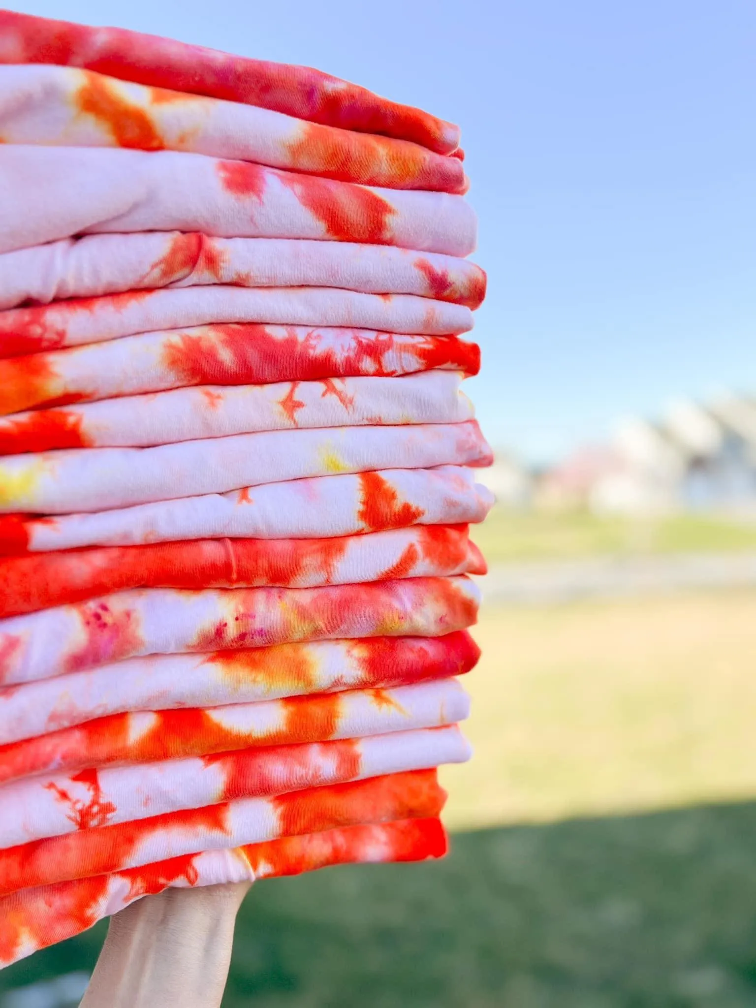 Sunset Iced Dye Tee
