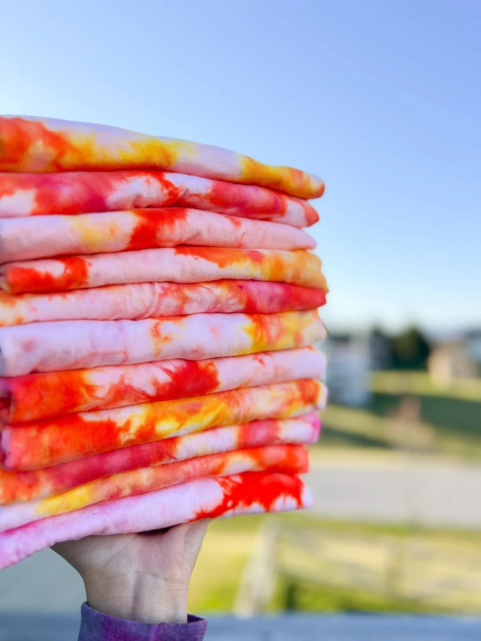 Sunset Iced Dye Tee