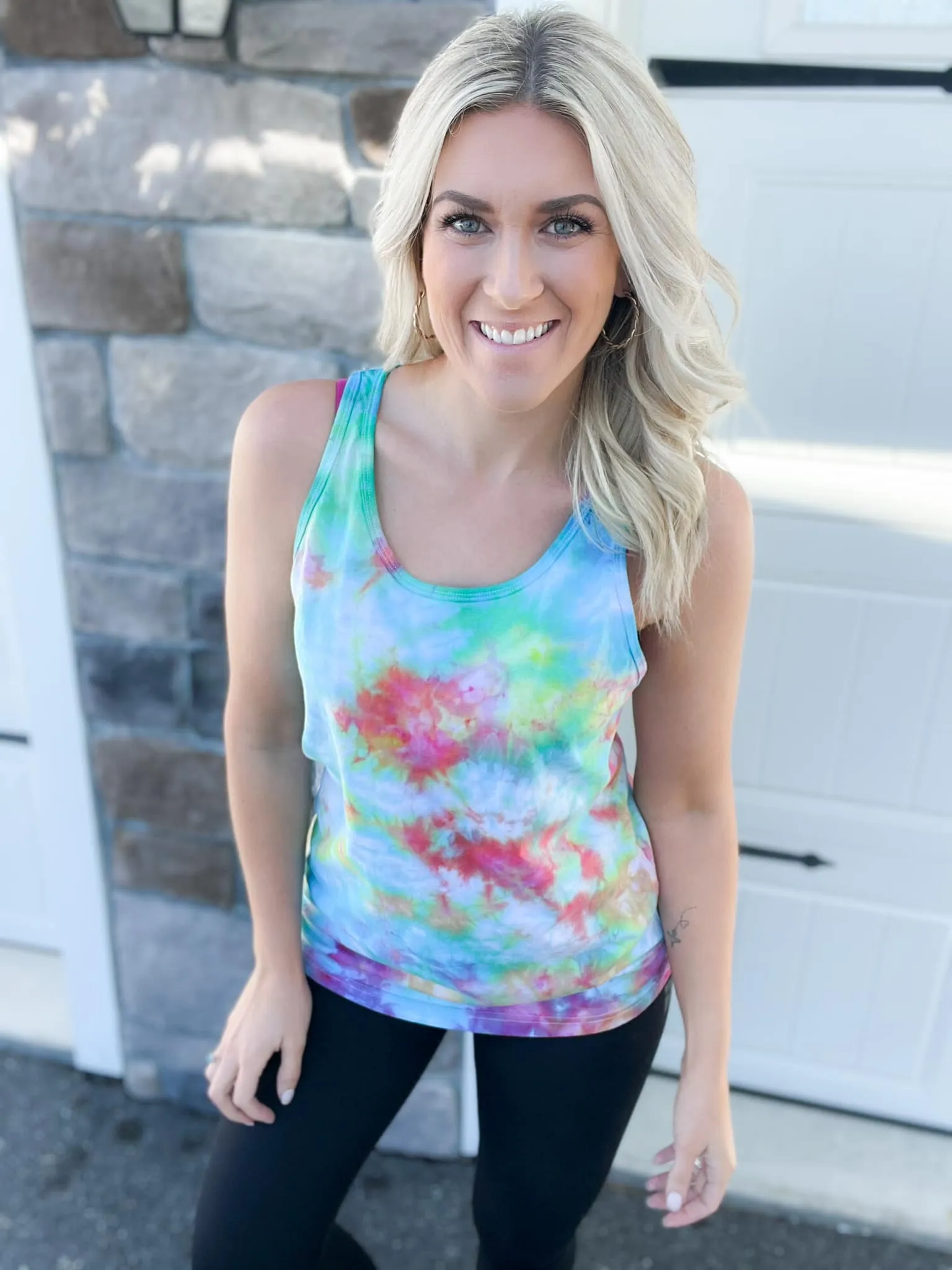 Sunset Iced Dye Tee