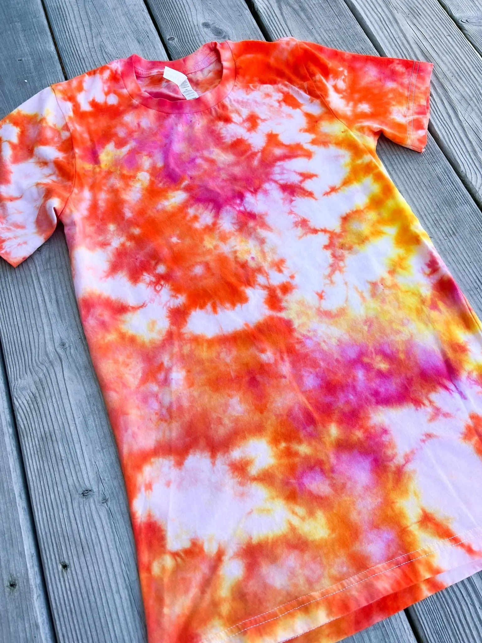 Sunset Iced Dye Tee