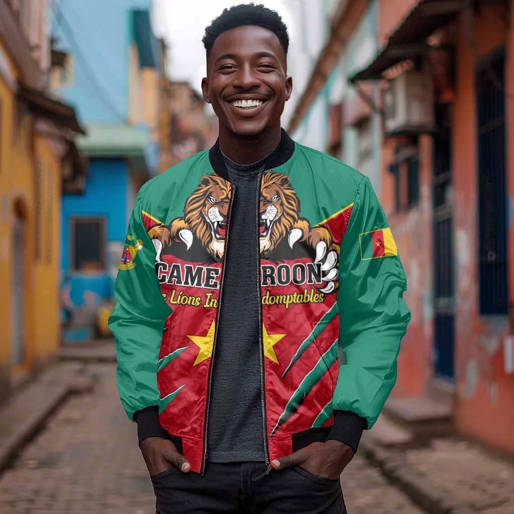 Support Les Lions Indomptables - Cameroon Football Bomber Jacket LT01