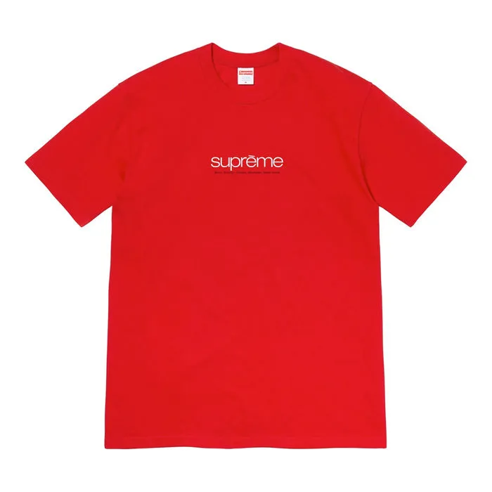 Supreme Five Boroughs Tee- Red