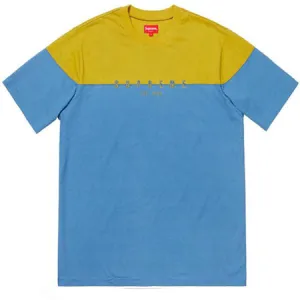 Supreme Split Logo S/S Top- Periwinkle