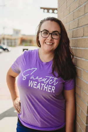 Sweater Weather Tee - Purple
