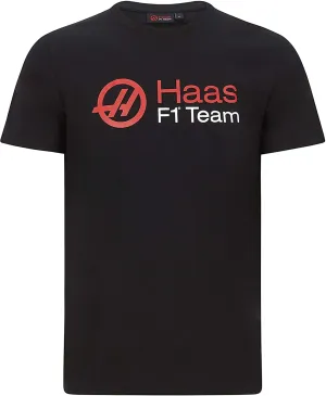 T-SHIRT Formula One 1 Mens Haas F1 Team USA NEW! Black Logo XXL