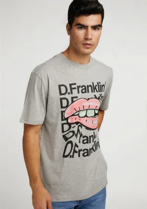 T-Shirt Mouth Grey