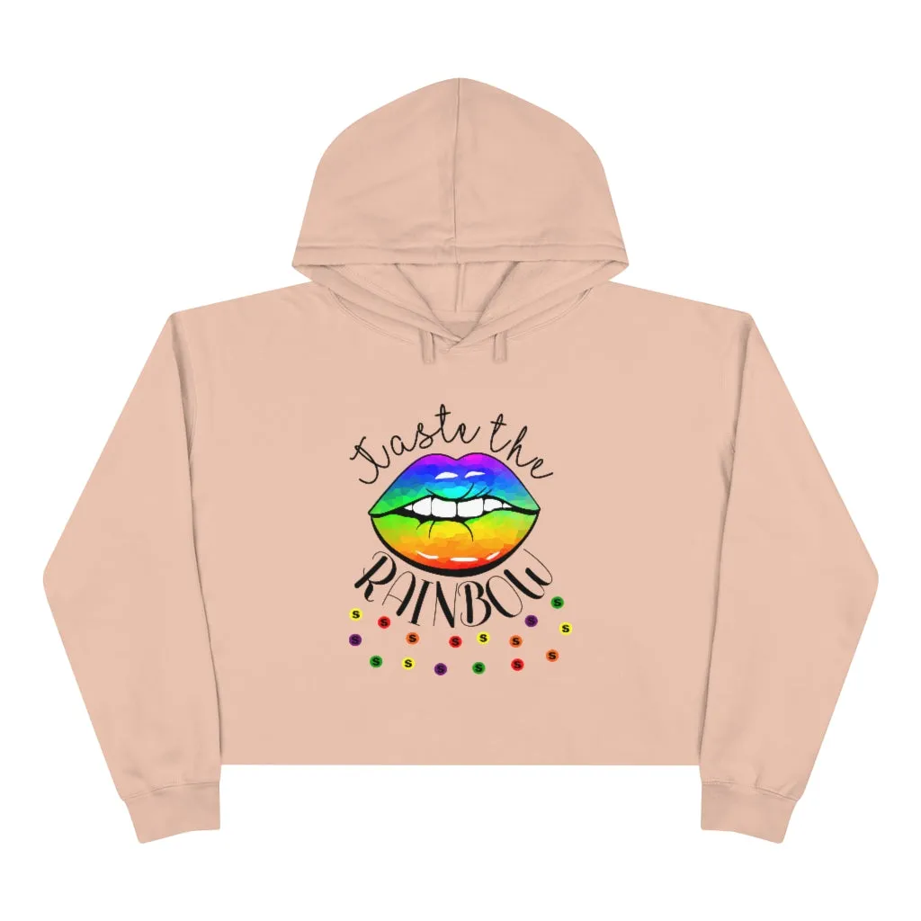 Taste the Rainbow Crop Hoodie