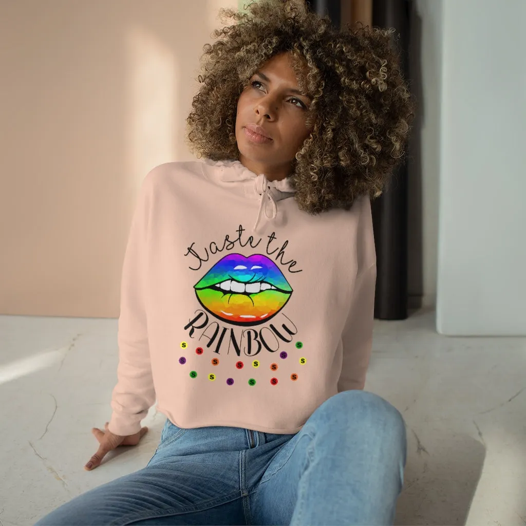 Taste the Rainbow Crop Hoodie