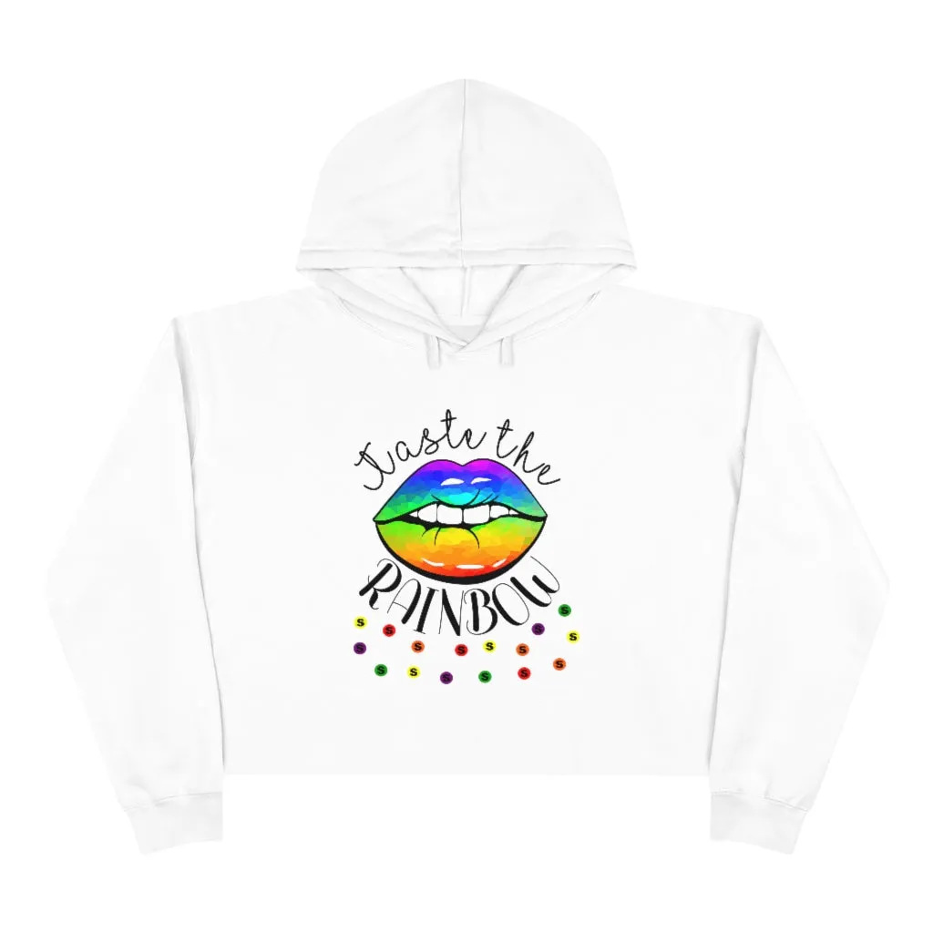 Taste the Rainbow Crop Hoodie