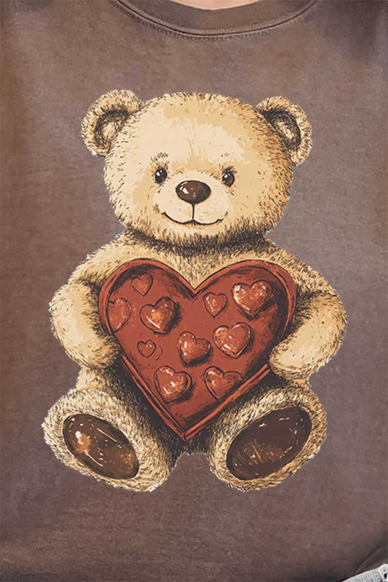 Teddy Bear Love Comfort Colors Adult Ring-Spun Cotton Tee