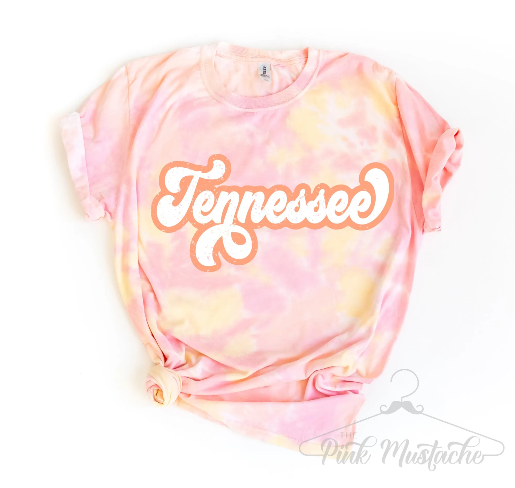 Tennessee Tie Dye Tee/ Dreamer Tie Dye Retro Shirt