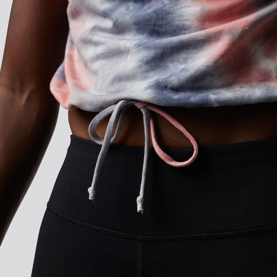 The Cropped Tie Dye Tee (Dusk)