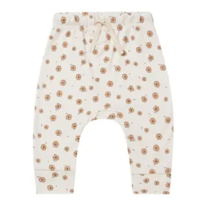 The Drawstring Pant by Quincy Mae - Daisy Confetti - BABY
