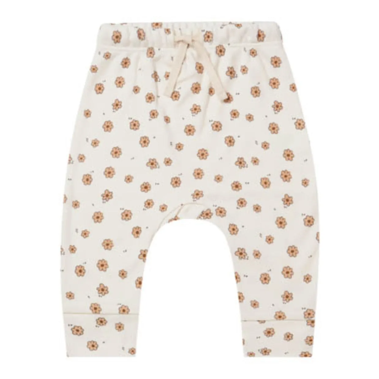 The Drawstring Pant by Quincy Mae - Daisy Confetti - BABY