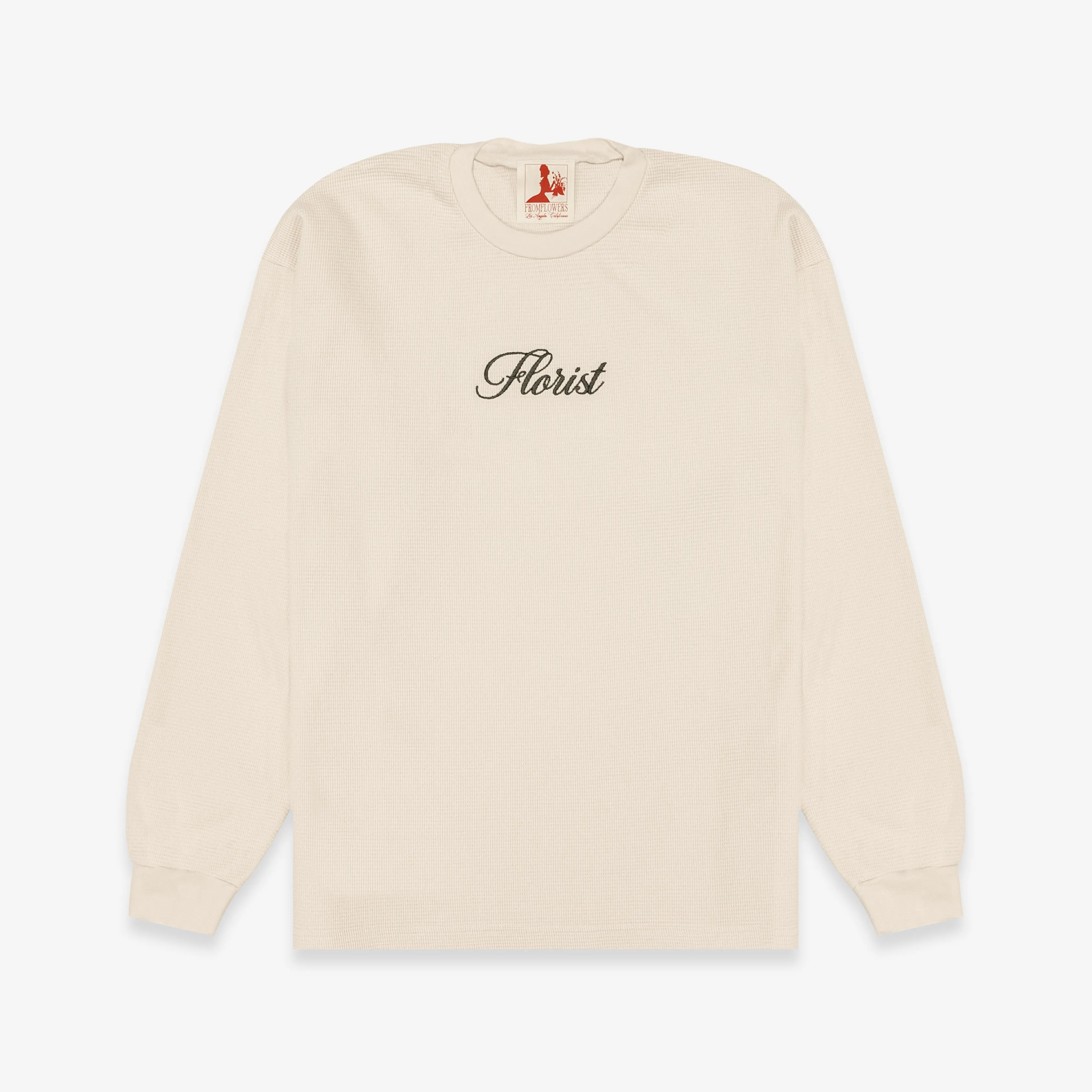 The Florist Script Waffle Knit Thermal