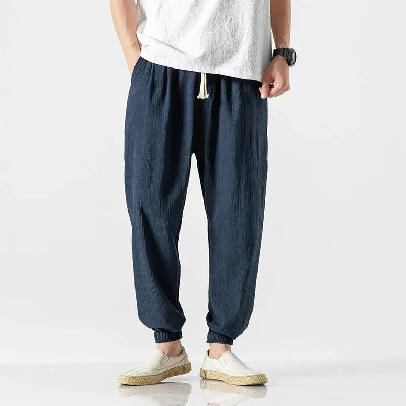 The Harajuku Cotton Linen Harem Pants