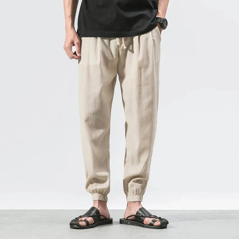 The Harajuku Cotton Linen Harem Pants