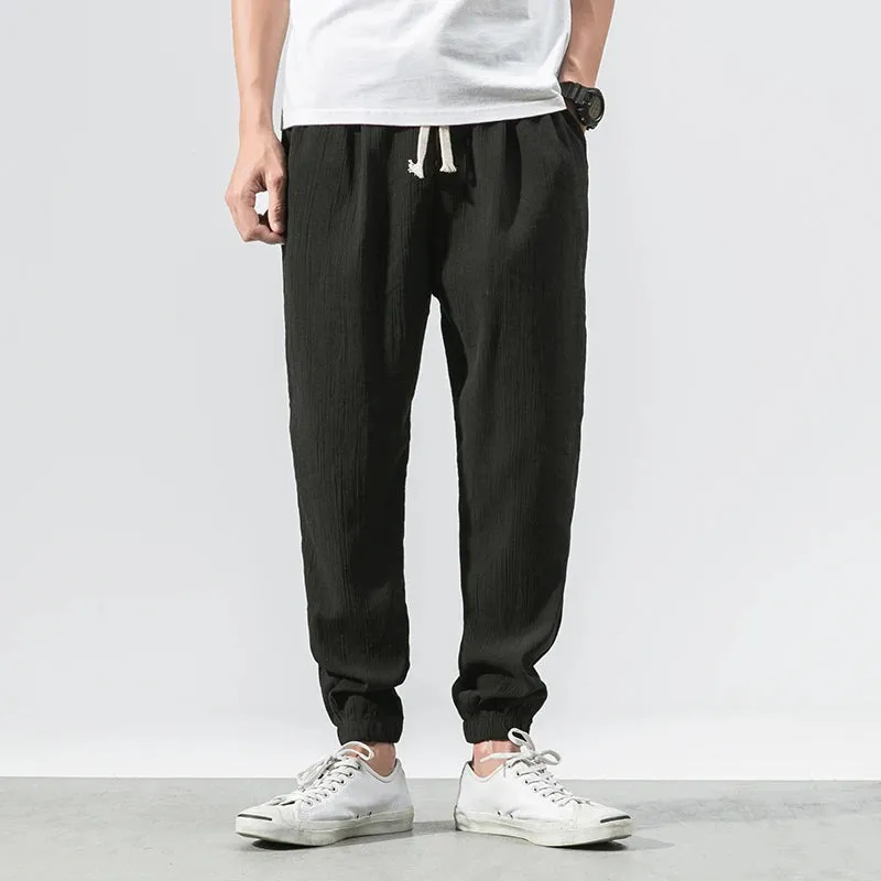 The Harajuku Cotton Linen Harem Pants