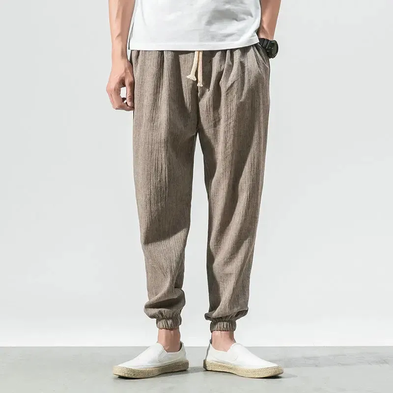 The Harajuku Cotton Linen Harem Pants
