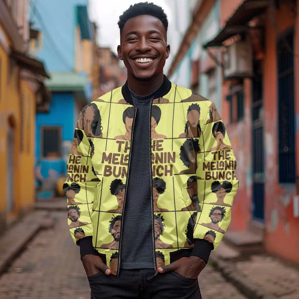 The Melanin Bunch African Bomber Jacket Afro Black People DT03