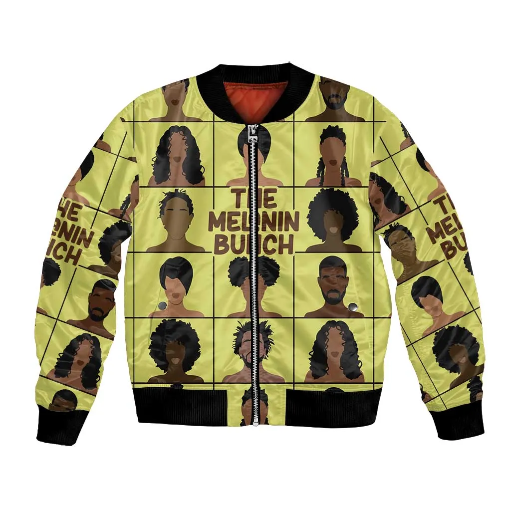 The Melanin Bunch African Bomber Jacket Afro Black People DT03