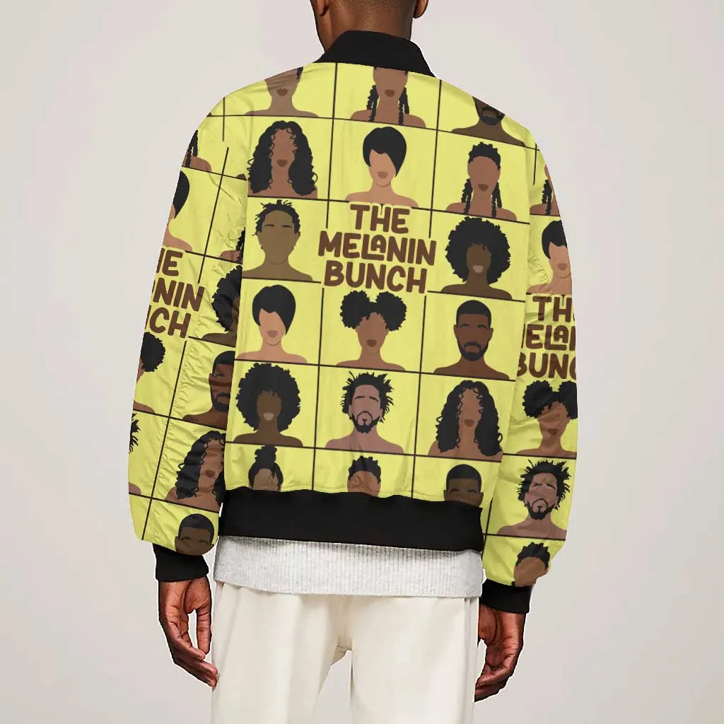 The Melanin Bunch African Bomber Jacket Afro Black People DT03
