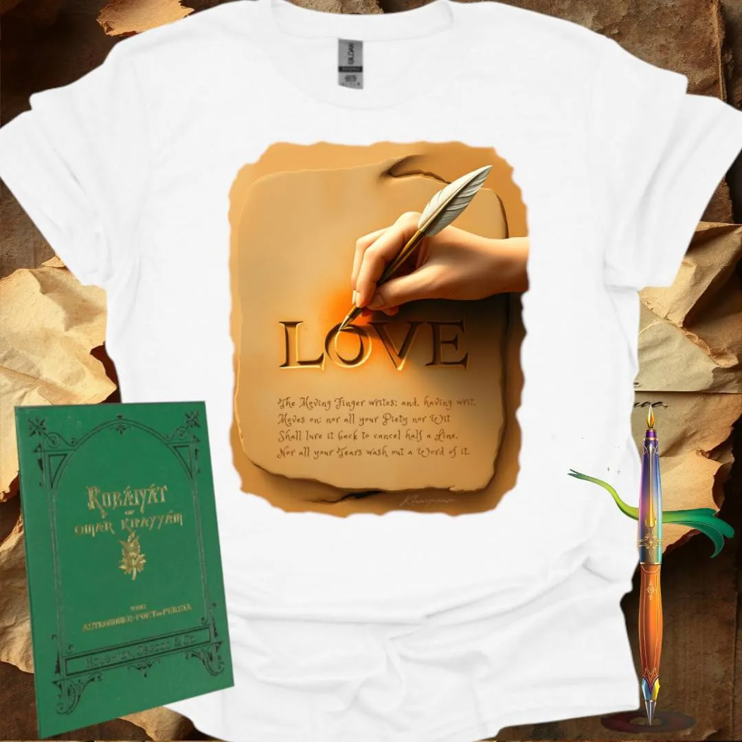 The Moving Finger Writes T-Shirt