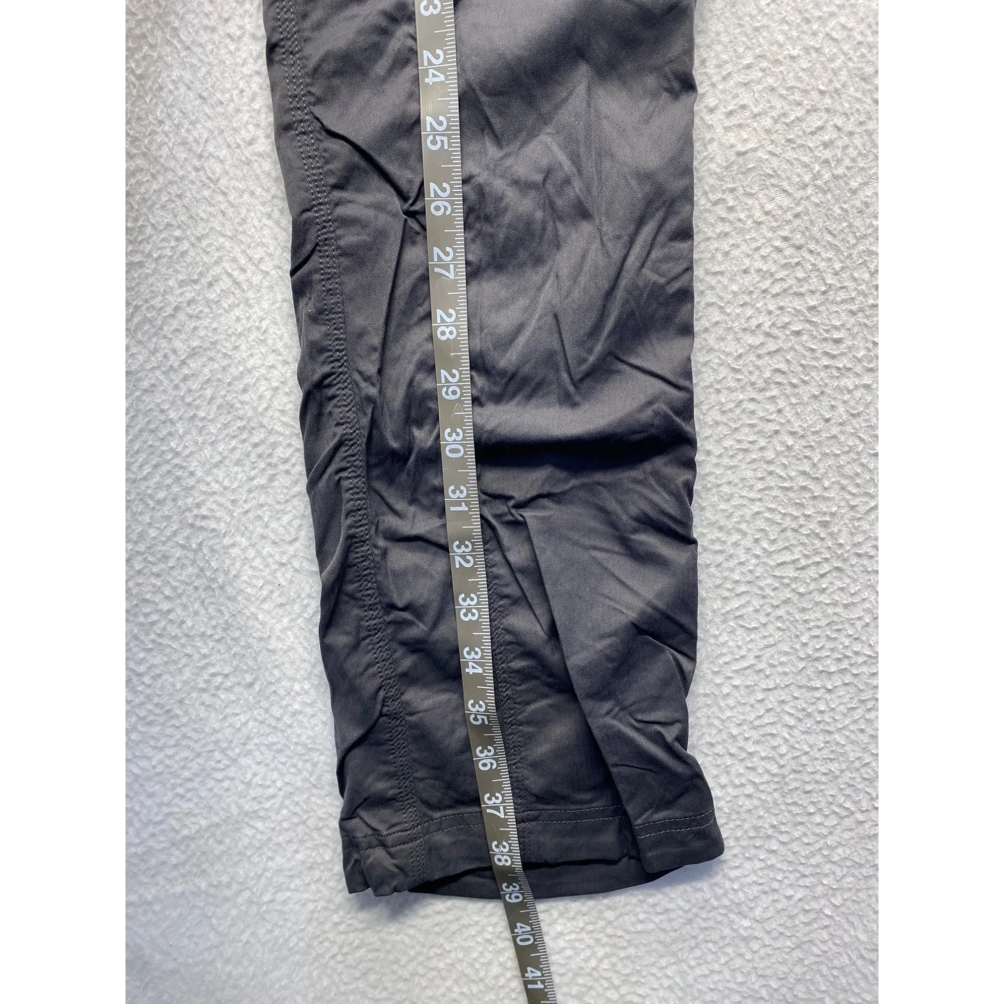 The North Face Womens Gray Lightweight Nylon Drawstring Pants #7191