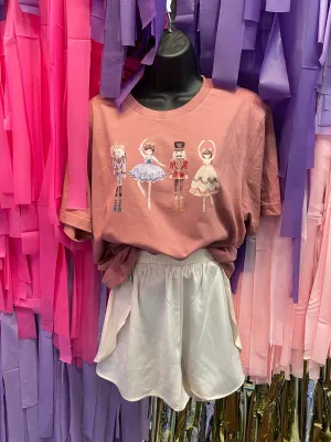 The Nutcracker Tee: Mauve