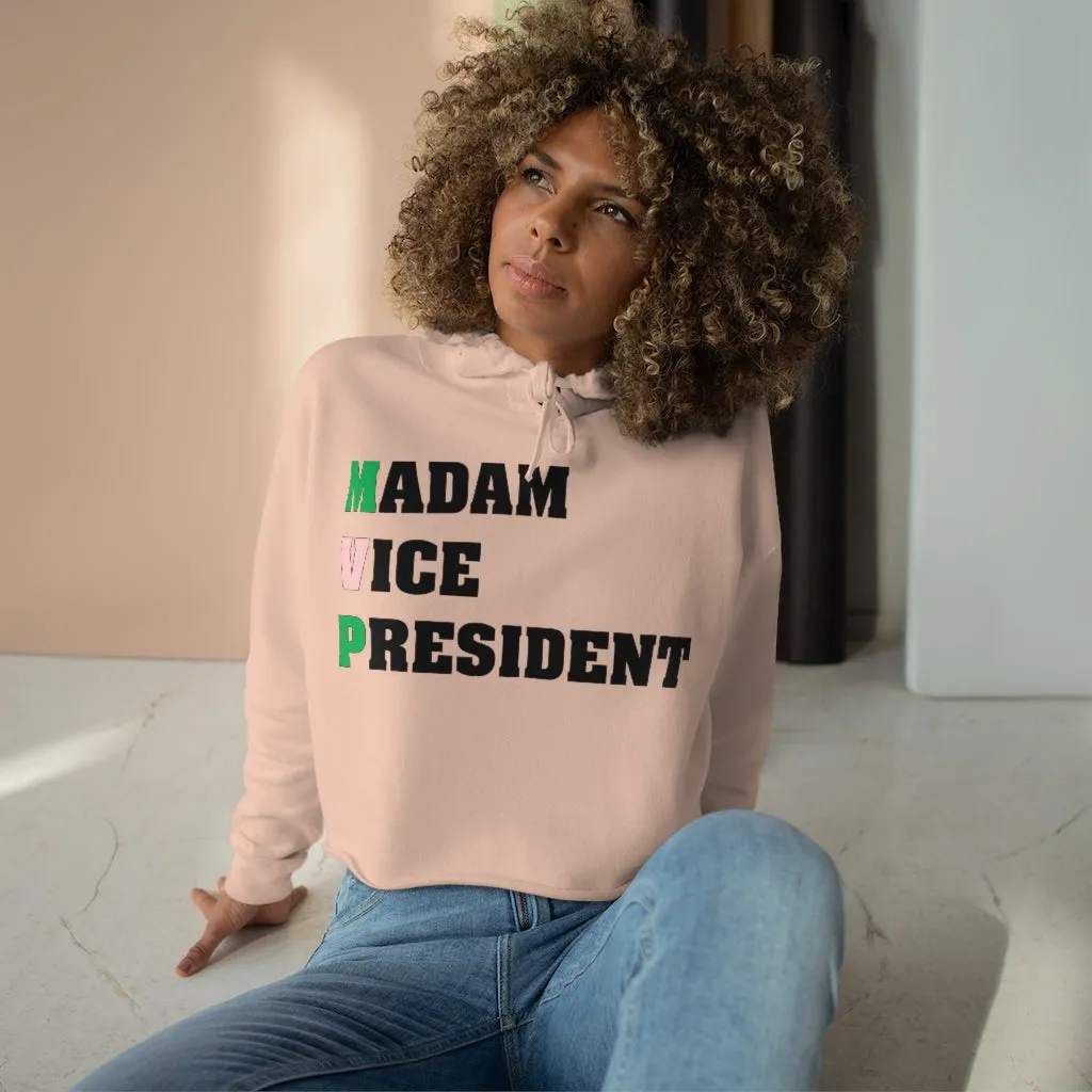 The Real MVP Crop Hoodie
