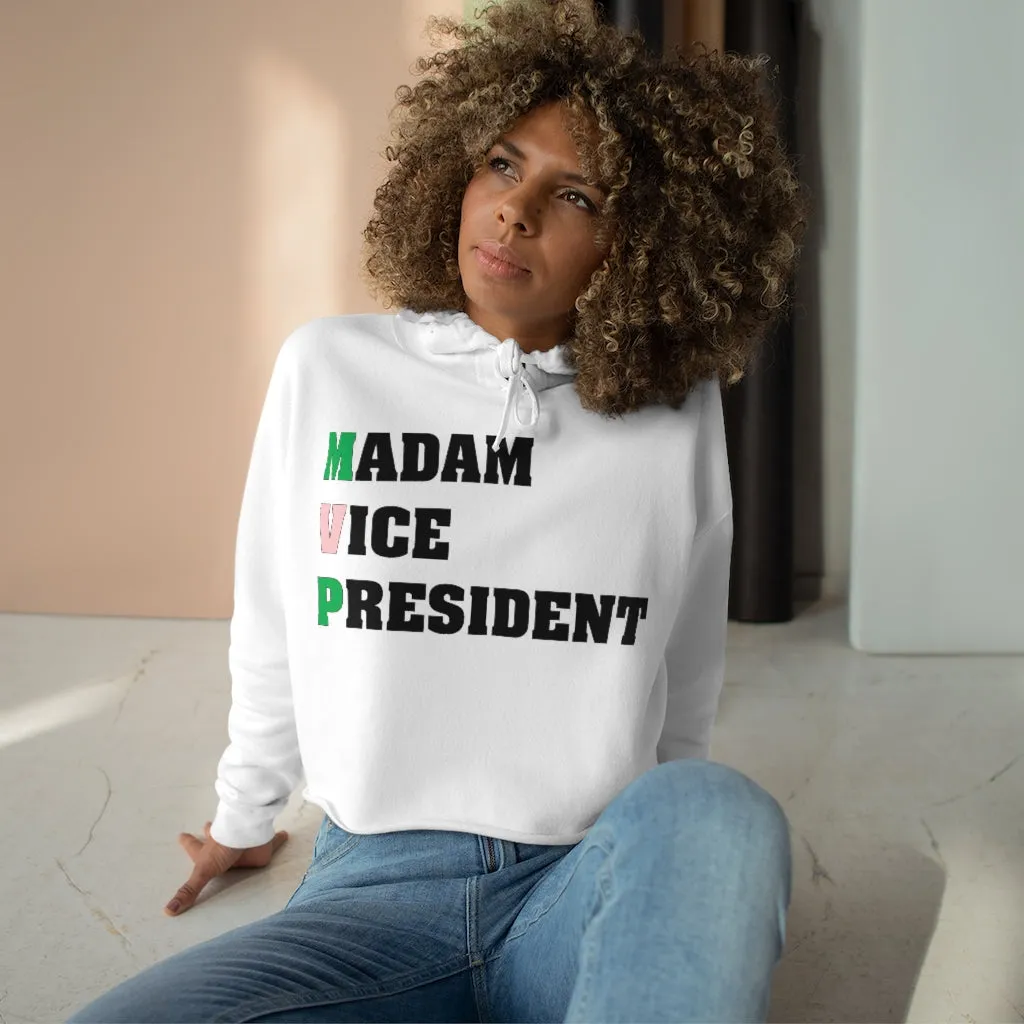 The Real MVP Crop Hoodie