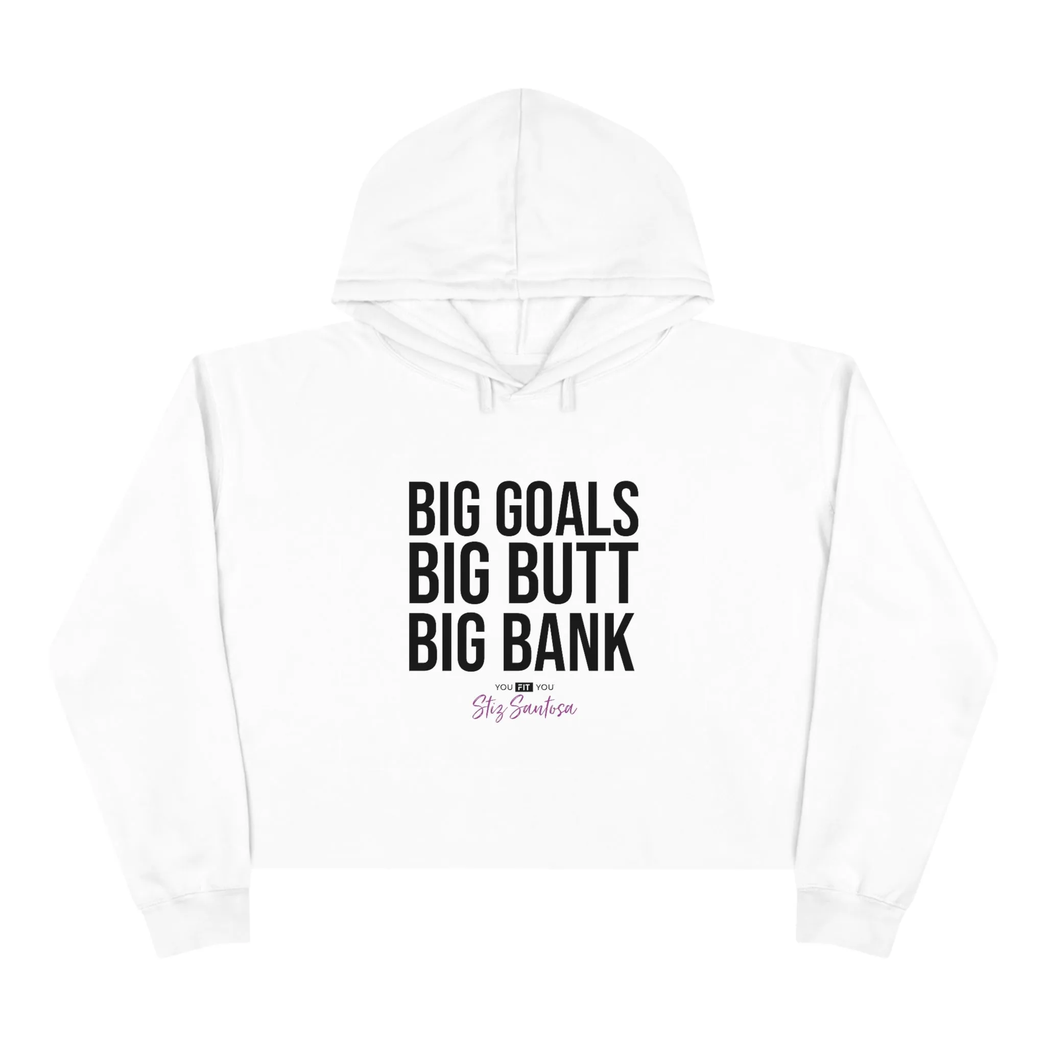 Think Big Cropped Hoddie with Stiz Santosa