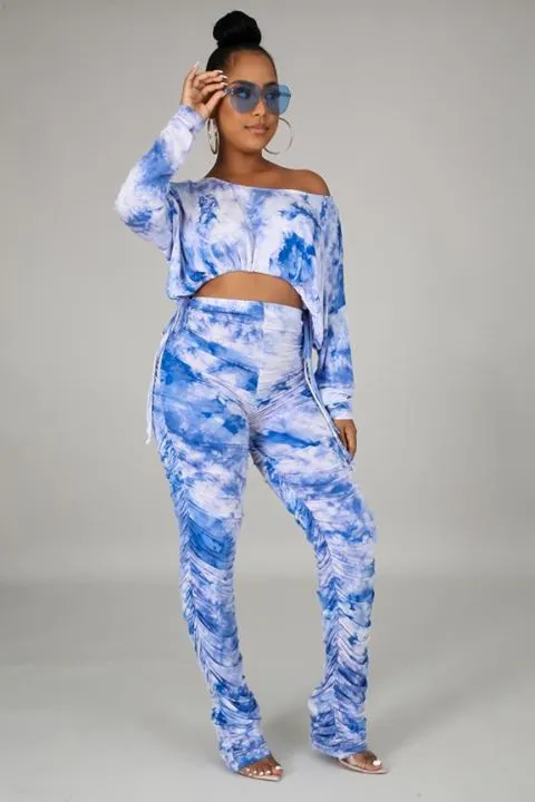 Tie Dye Don't Stop Pant Set