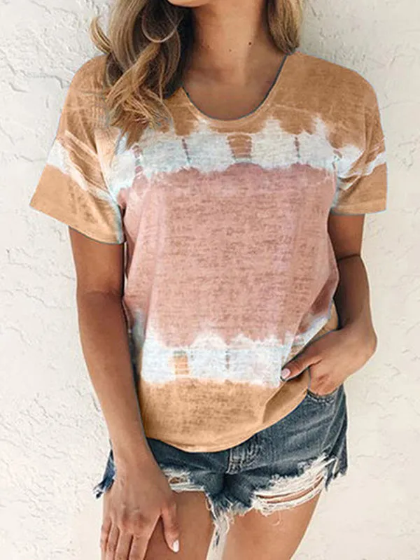 Tie-Dye Short Sleeve Crew Tee