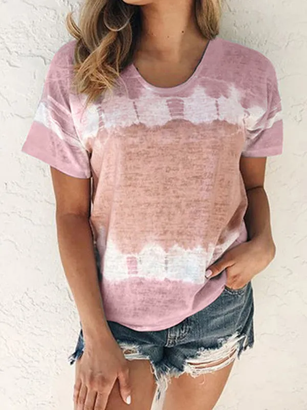 Tie-Dye Short Sleeve Crew Tee