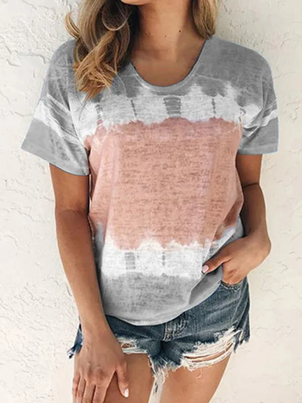 Tie-Dye Short Sleeve Crew Tee