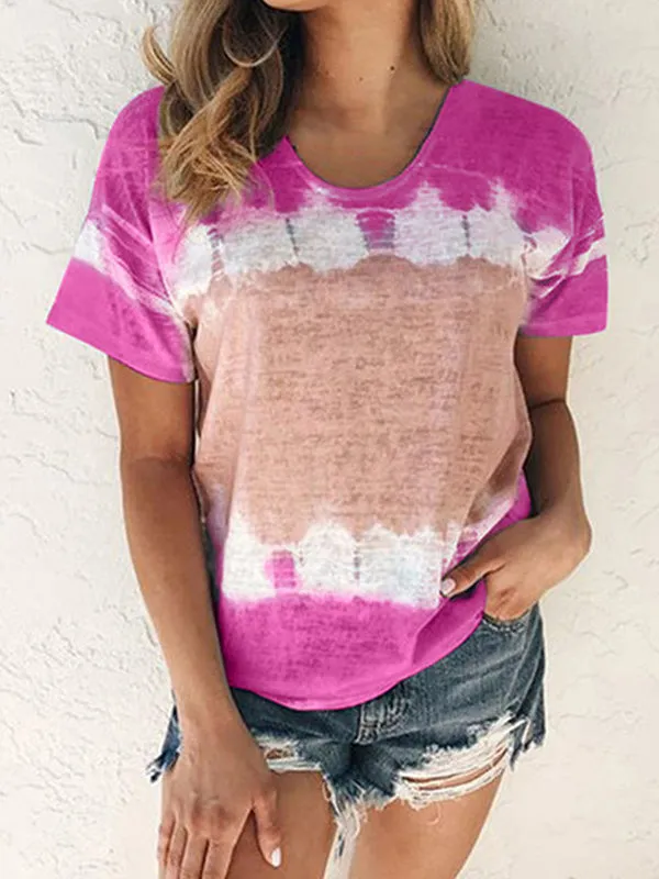 Tie-Dye Short Sleeve Crew Tee
