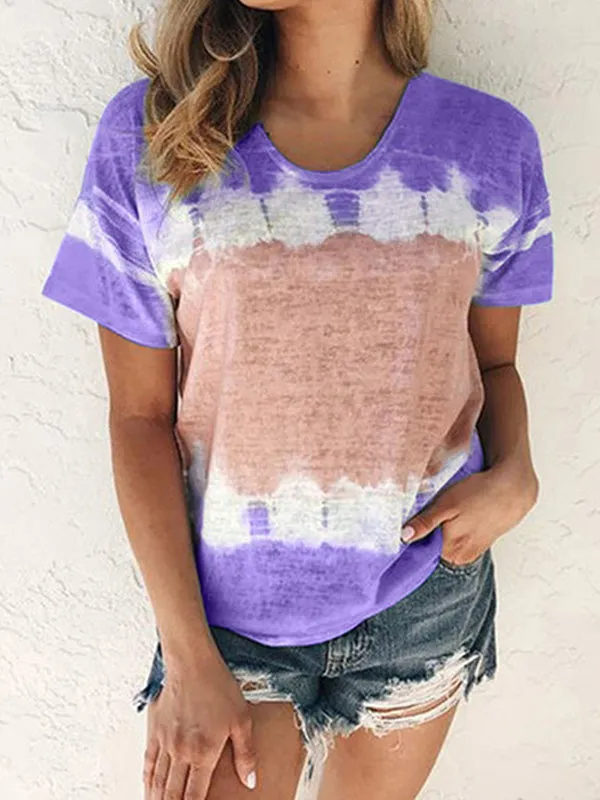 Tie-Dye Short Sleeve Crew Tee