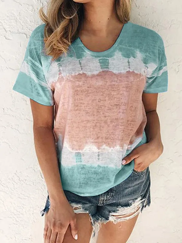 Tie-Dye Short Sleeve Crew Tee