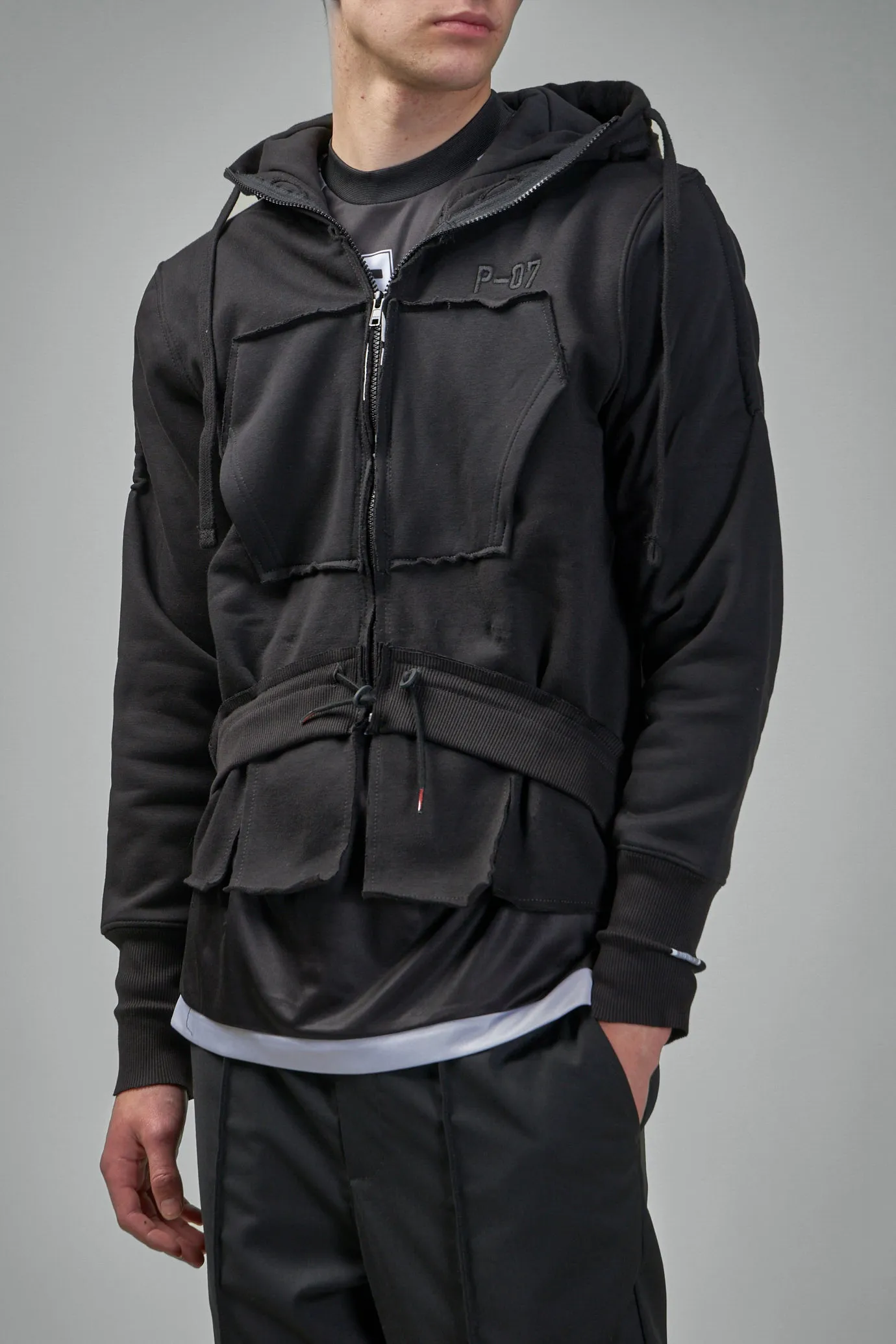 Toggle Zip-up Hoodie