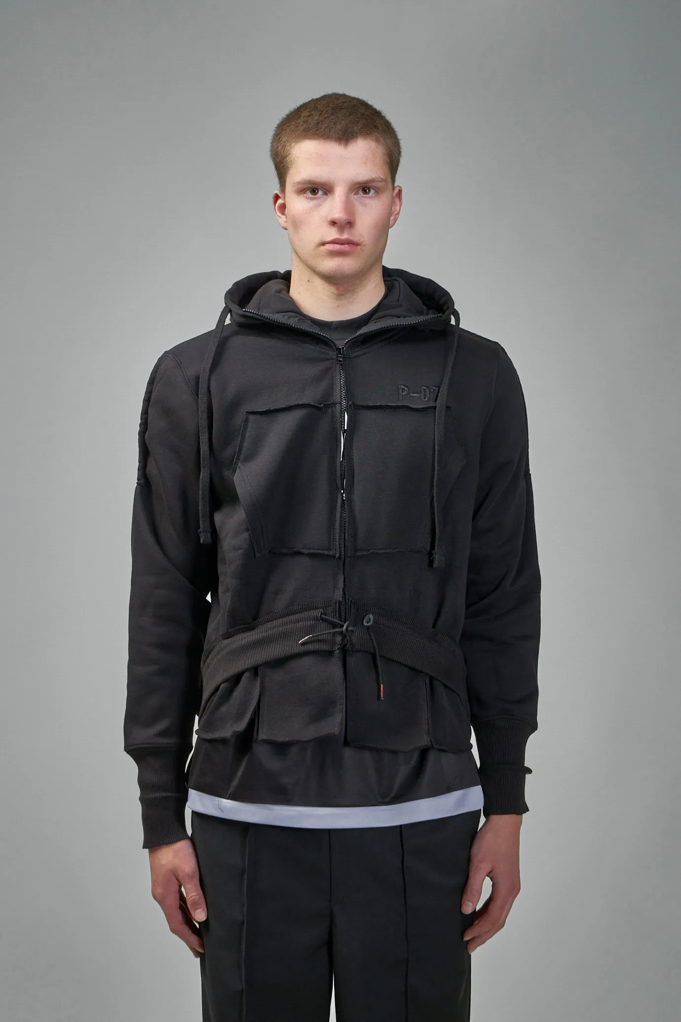 Toggle Zip-up Hoodie