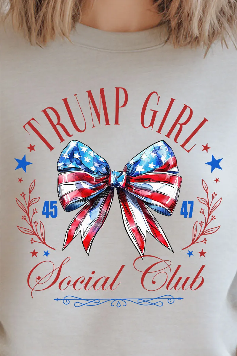 Trump Girl Social Club Heavy-weight Crew Sweatshirt