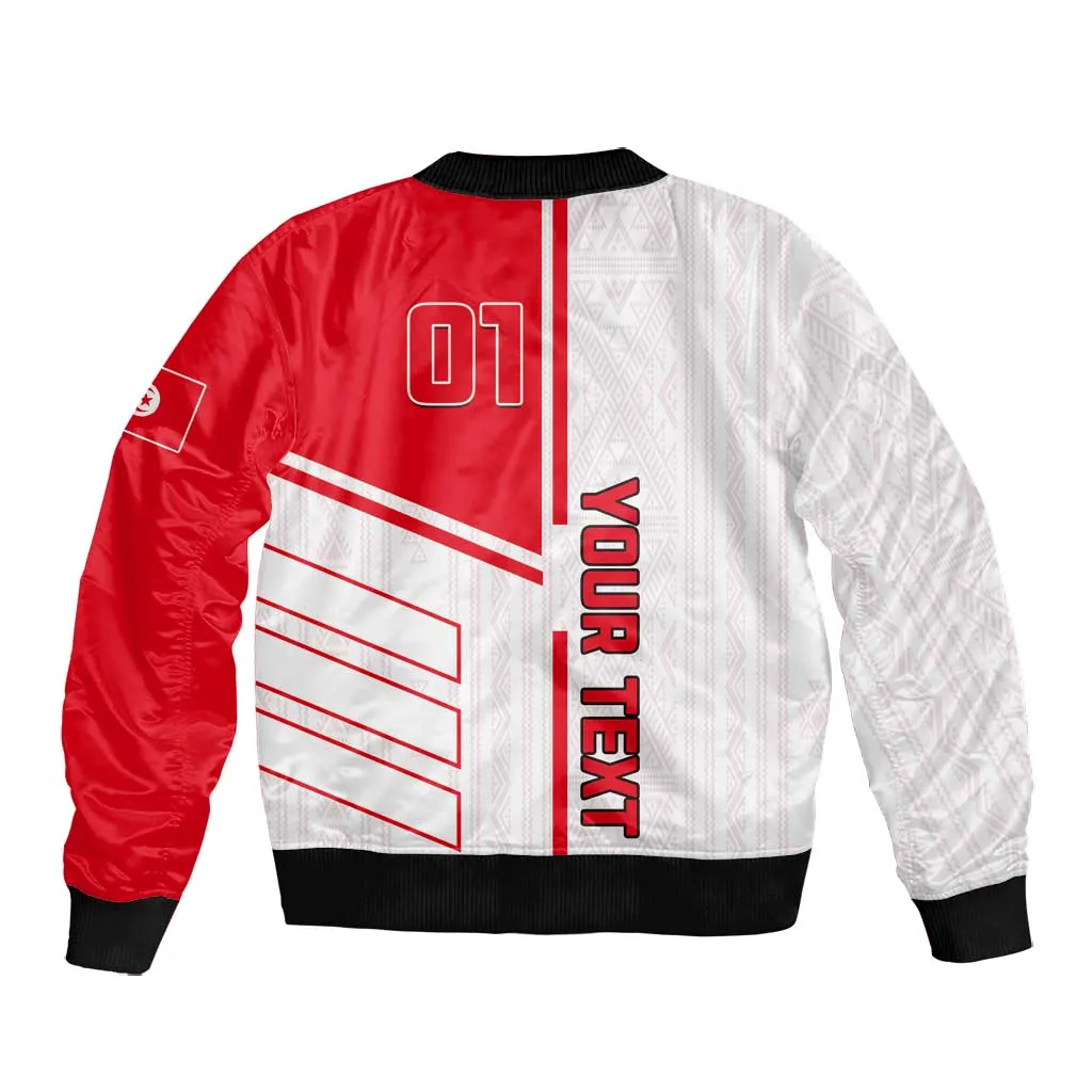 Tunisia Football Bomber Jacket - Victory for the Eagles of Carthage LT01