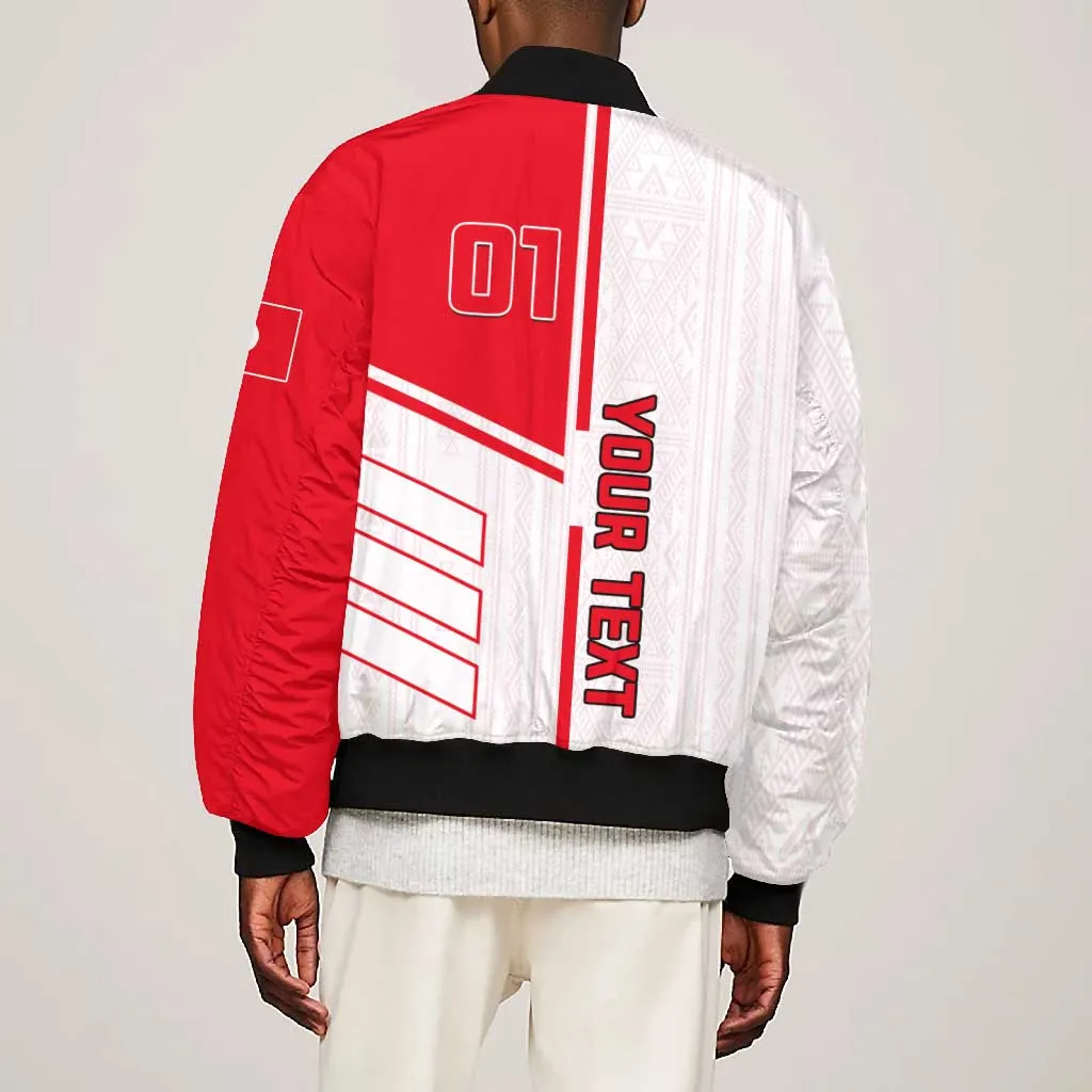 Tunisia Football Bomber Jacket - Victory for the Eagles of Carthage LT01