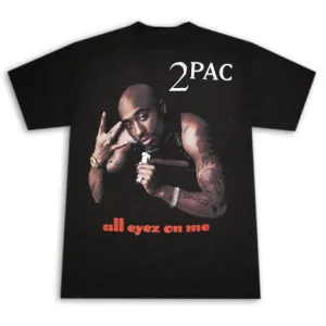 Tupac ''All Eyez On Me'' Vintage Look T-Shirt